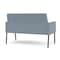 Lesro Mystic Lounge Reception Loveseat, Charcoal, RS RainSong Back, MD Titan Seat, RS RainSong Panels ML1501 - alternate 3
